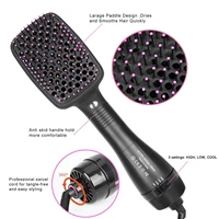 Hair Styling Comb, 1000W 2-in-1 Portable Hot Air Hair Dryer Comb Wet Dry Dual Use Hairdressing Tools EU Plug 220V 2