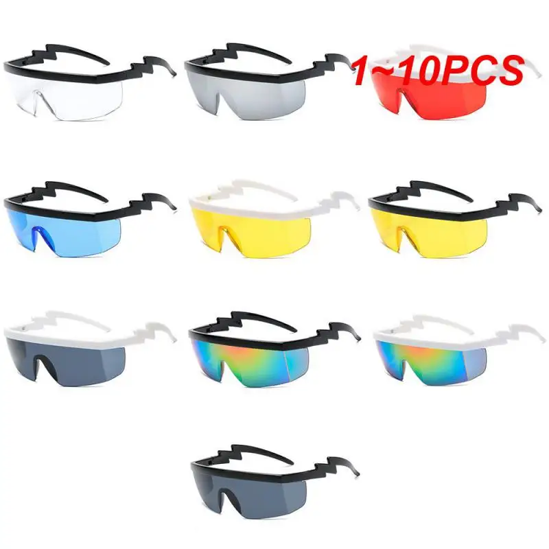 

Солнцезащитные очки 1-10 шт., полумаска, защита от ультрафиолета, увеличенная изогнутая оправа, солнцезащитные аксессуары для автомобиля, спортивные солнцезащитные очки, солнцезащитные очки