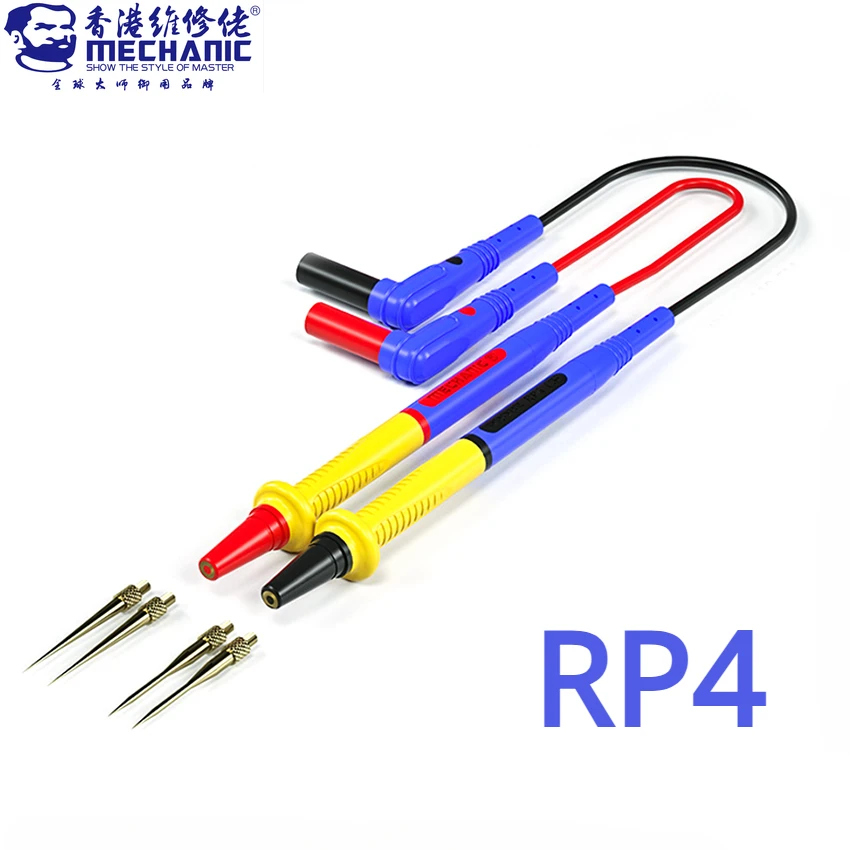 

MECHANIC RP4 Multimeter Test Cable Ultra Thin Multimeter Test Leads Replaceable Pen Tip Universal To Pointer/Digital Multimeter