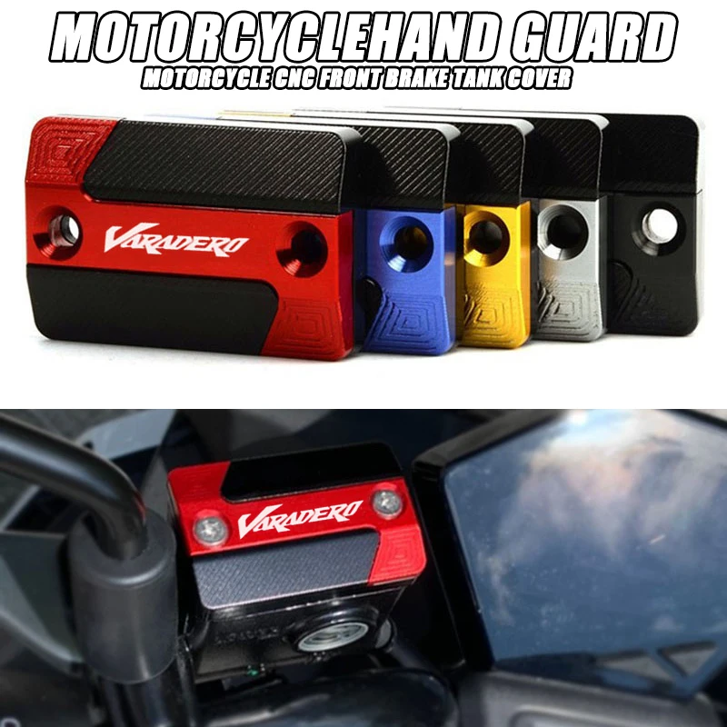 

For HONDA Varadero XL1000 XL125 XL Motorcycle Accessories Aluminum Front Brake Fluid Reservoir Oil Cup Cap Master Cylinder Cover