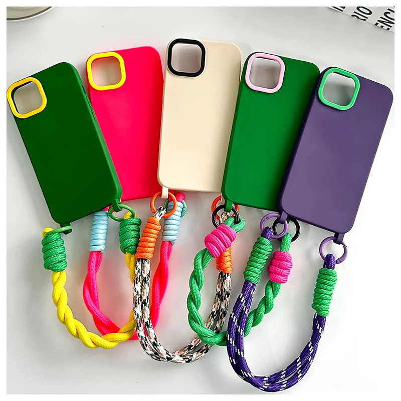 Phone Case With Lanyard For Iphone Shockproof Protective Cover_voghion.com