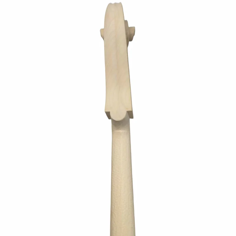 Student Cello Neck Head Stock Scroll 4/4 3/4 1/2 Size Unvarnished Maple Wood Cello Neck DIY Parts accessories