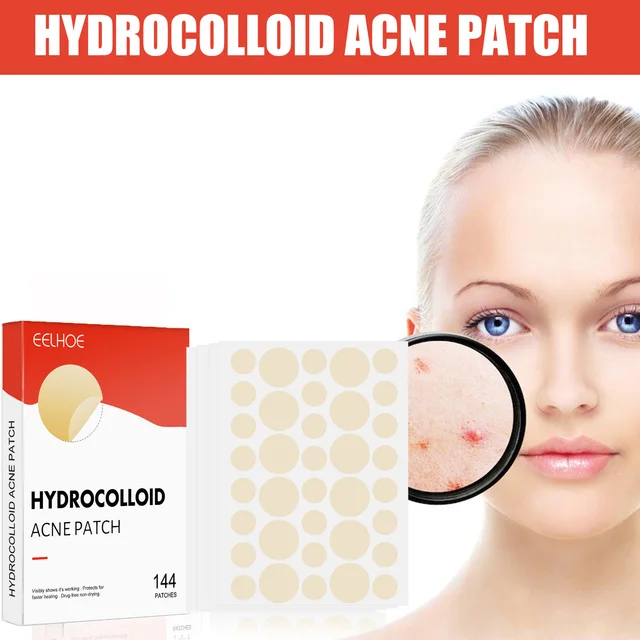 Hydrocolloid Patches for Pimples (2 Sizes) – Invisible and Compatible with Makeup