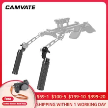 

CAMVATE A Pair Rubber Handgrips With ARRI Rosette M6 Female Thread Connection For DSLR Camera Shoulder Mount Rig Support System