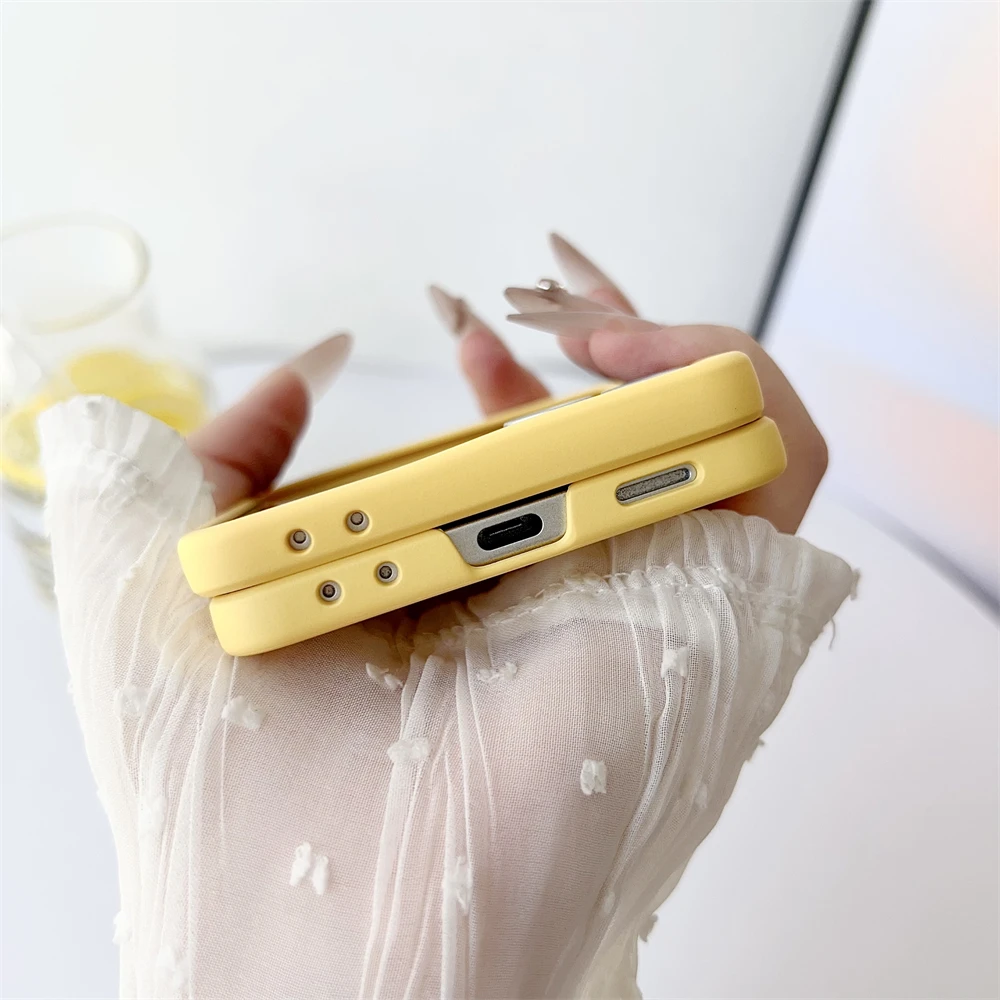 Ultra Thin Liquid Silicone Case with Hinge Stand - Shockproof Cover