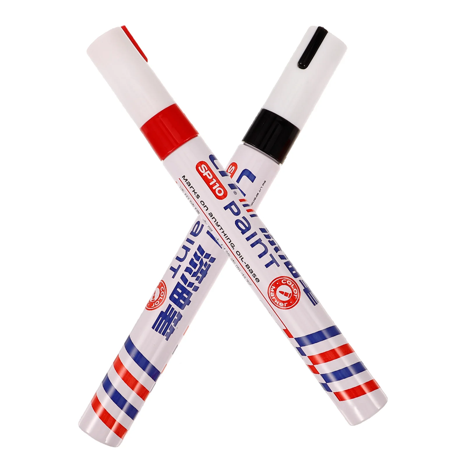 

2 Pcs Tombstone Tracing Paint Pens Mark Tablet Inscription Repair Markers Plastic