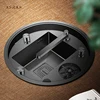 ASRAS Nanometer Hidden Circular Mini Kitchen Island Sink 304 Stainless Steel 4mm Thickness Handmade Sinks Cup Rinser Sinks 1