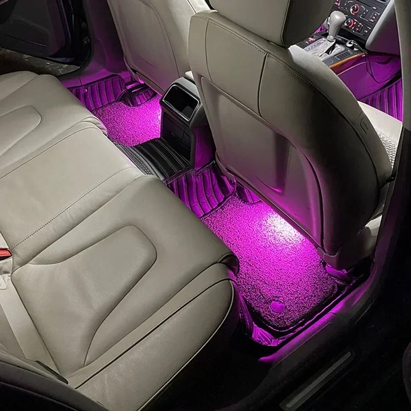 

LED Car Atmosphere Lamp Footwell Lights FOR Audi A4 B5 B6 B7 B8 A1 8X A3 8V 8P 8L A6 C5 C6 C7 A5 A7 A8 TT Q3 8U Q5 8R Q7 Q8