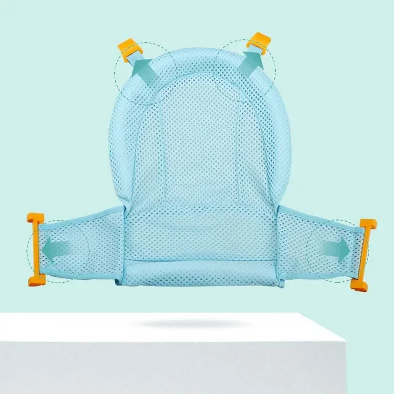 Description Picture 4 of itemBaby Bath Net Seat Support Mat Foldable Baby Bath Tub Pad Chair Newborn Bathtub Pillow Infant Anti-Slip Body Cushion