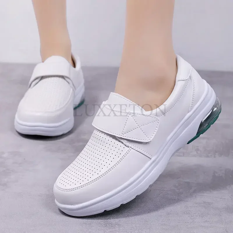 Women Shoes Sneakers Nurse Clogs Flat Walking Soft Non Slip for Nursing Summer Hospital