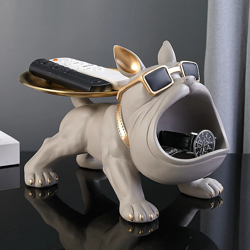 ★１点限り★ Bull Dog Billy 3セット ブルドッグ メスキット Amazon.com: Huhote Resin French Bulldog Tray Statue, Bulldog Candy
