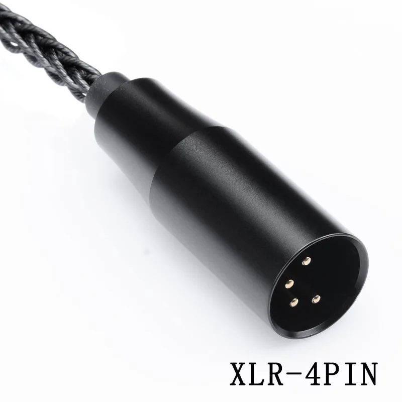 4.4MM Balanced Silver Plated Earphone Headphone Upgrade Cable for Audeze lcd2 LCD3 LCD4 LCD-x