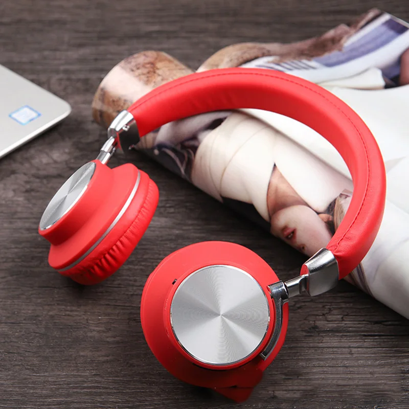 Deep Bass Headset Bluetooth HD Wireless Hifi Headphones Type-C Charging with MIC 8Hours Earphones For Laptop Gaming Study