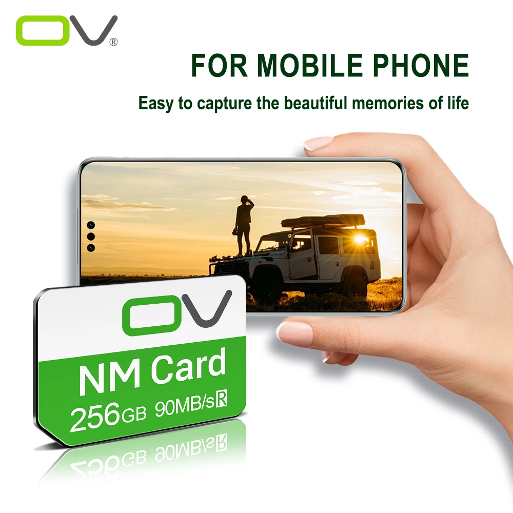OV   ޸ ũ SD ī,  90 Mb/s NM Nī, ȭ ޴ Ʈ Ƴ P ø, 64GB, 128GB, 256GB