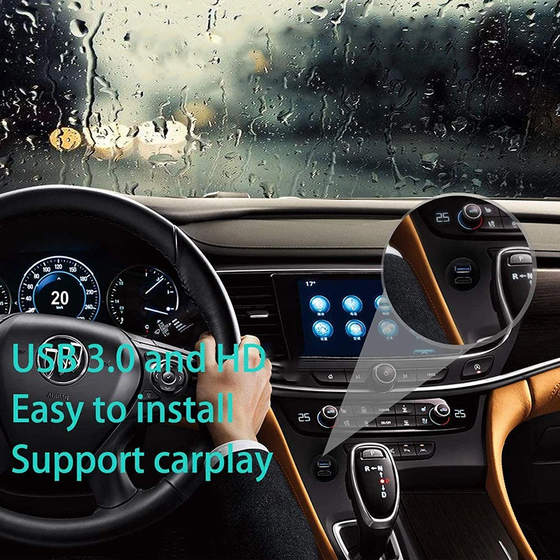 USB 3.0 2.0 및 HDTV 수암 익스텐션 코드 대시 패널, 플러시 마운트 데이터 케이블, 자동차 요트 보트 오토바이 방수, 1m
