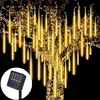 Solar Led Light Outdoor Meteor Shower Rain Lights Waterproof 1
