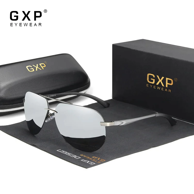 GXP 남녀공용 편광 선글라스, 오리지널 박스, 디자이너 하이 퀄리티 레저 안경, 휴일 낚시 운전용