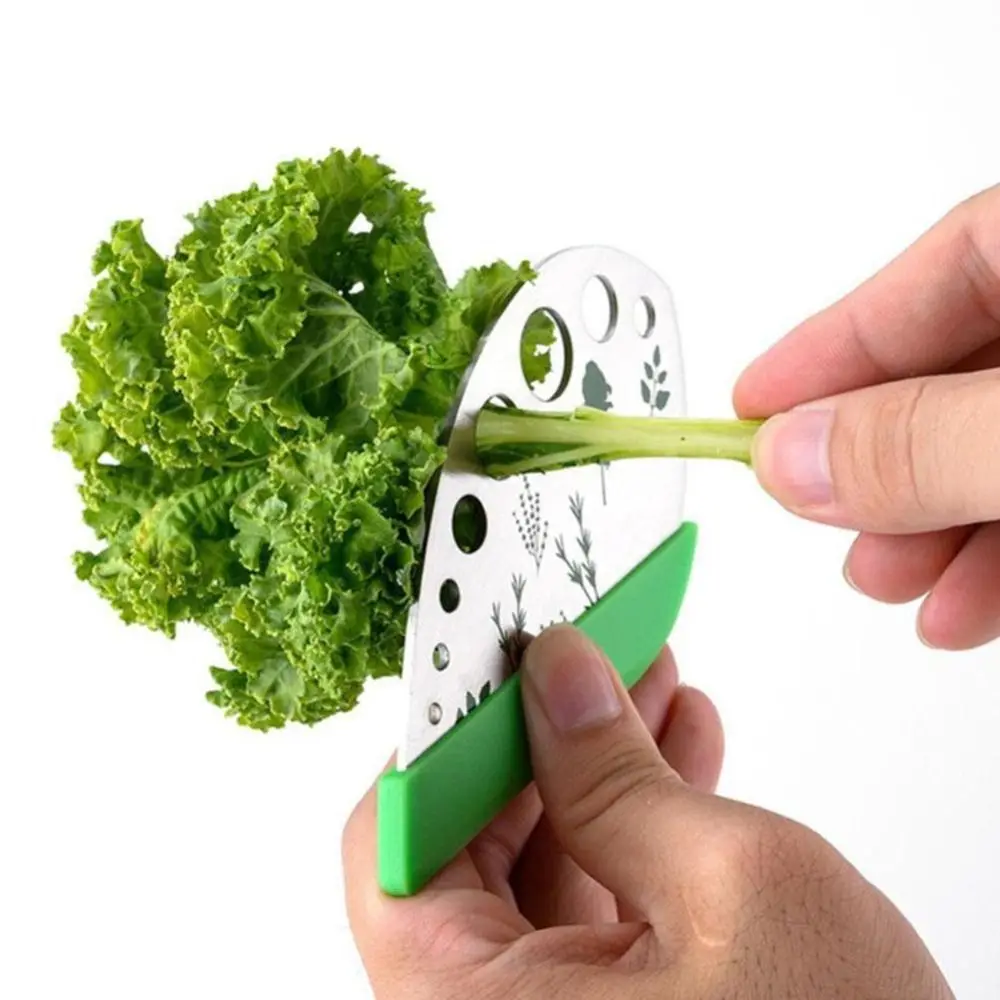 Multifunctional 9 Holes Herb Stripper Herb Vegetable Tool Cooking Kitchen Tools Cutter Stainless steel