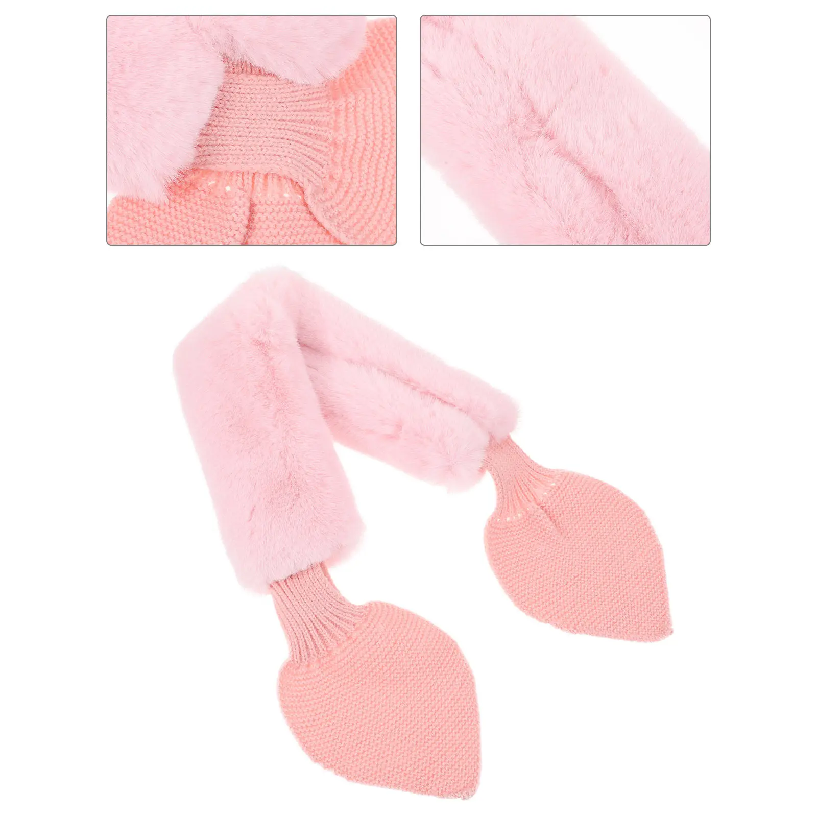 1Pcs 어린이 겨울 스카프 소녀를위한 프리미엄 따뜻한 부드러운 스카프 어린이..