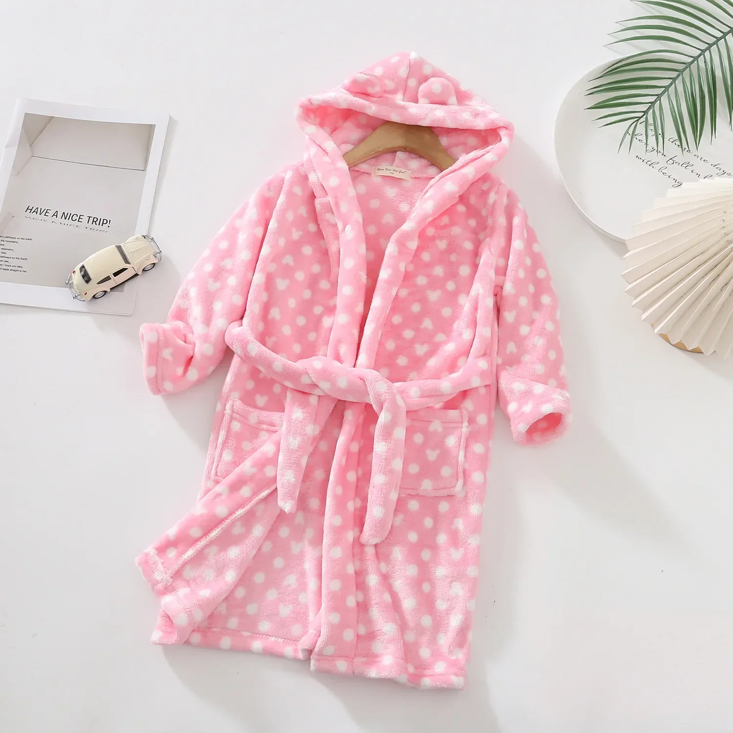 Baby Girls Clothes Winter Flannel Robes for Kids Teen Girls Bathrobe for 2-12 Y Children Pajamas Robes Pink Blue Navy Bath Towel kids pajamas set,flannel pajamas,child bathrobe,kids robe