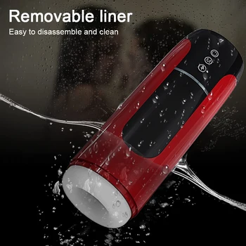Thrusting Automatic Male Masturbator Cup Blowjob Vagina Pussy Powerful Waterproof Sex Toys Adults Goods for Men Male Mastubator 5
