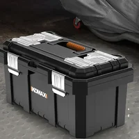 Tools Box Double Layer Shockproof Waterproof Removable Hard Case Screwdriver Storage Boxes Anti-fall Rigid Plastic Tool Box 1