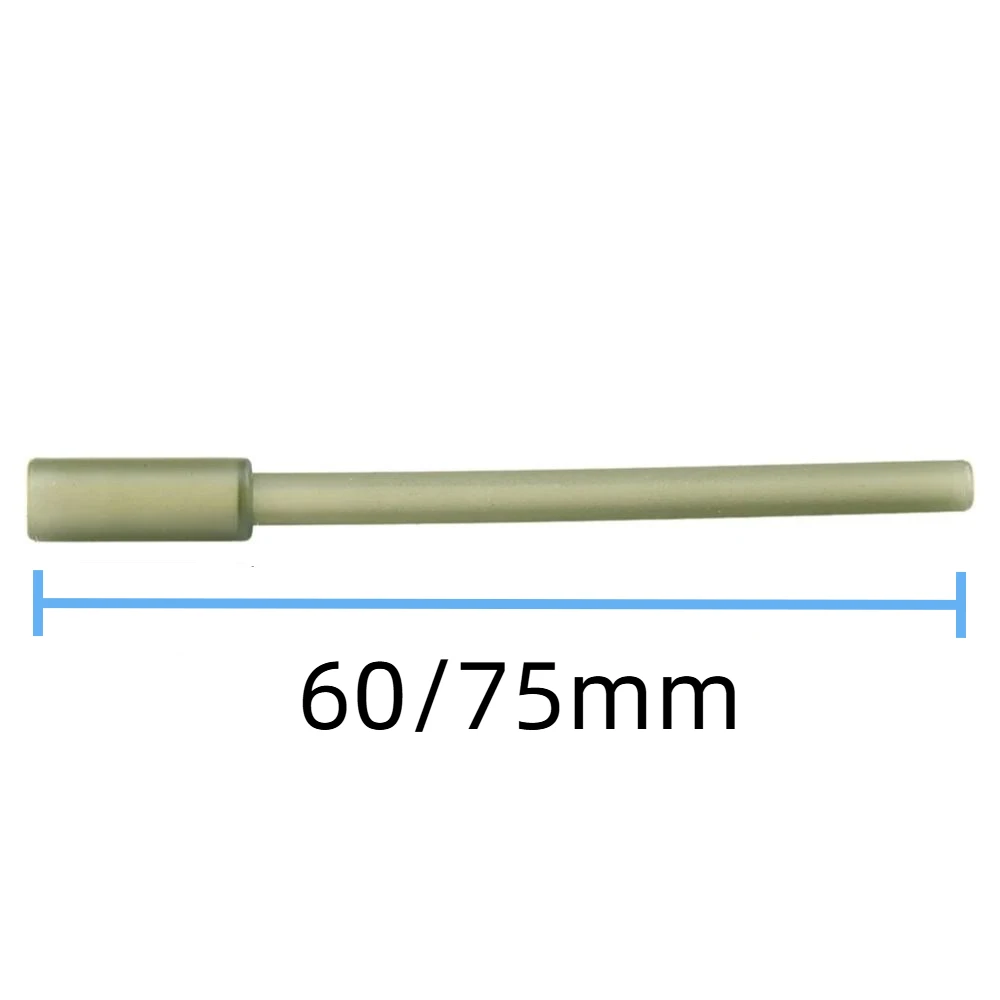 50pcs Tip Tube Fishing Inline Lead Insert European Style Rubber Fishing Lead Clips Hard Durable Fishing Tube End Tackle Carp