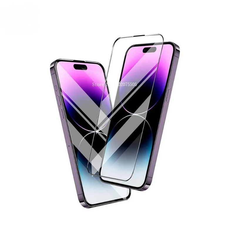 

2Pcs 9D Screen Protectors For IPhone 15 14 Pro Max Protective Glass For IPhone 11 12 13 Pro XR XS Max 6 7 15 8 Plus SE 20 Glass