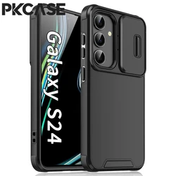 PKCASE Sliding Window Protective Phone Case for Galaxy Note10+ (Black)