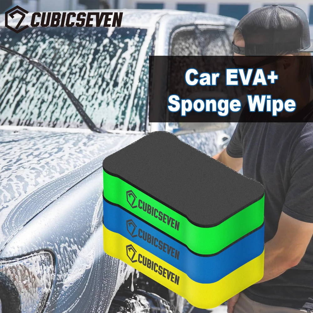 

High Density Car Wash Sponge Brush Car Cleaning Tool Auto Detailing Interior Exterior Cleaning Waxing Brush Car Wash Accessories