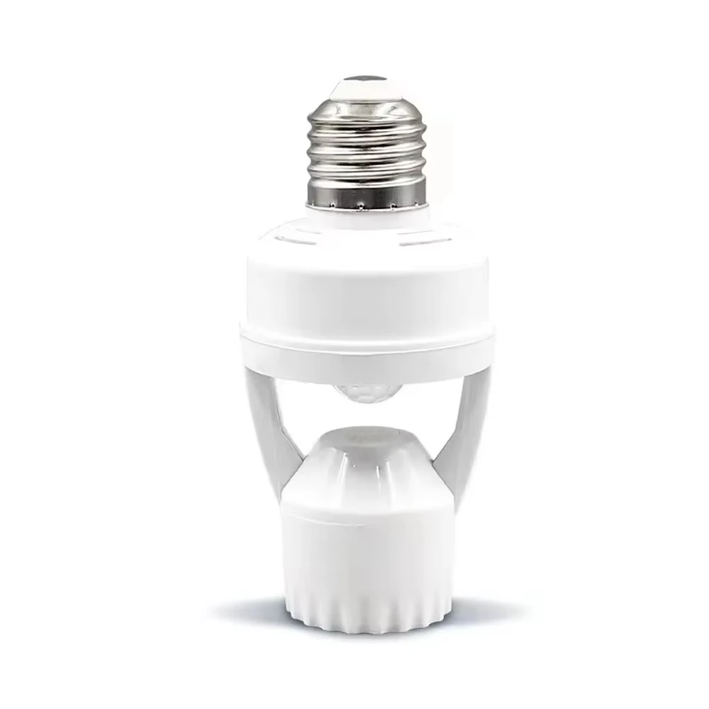 Smart Motion Sensor Light Bulb Holder E27 PIR Induction Sensor Adapter Lamp Base Converter Automatic LED Switch AC 110V 220V