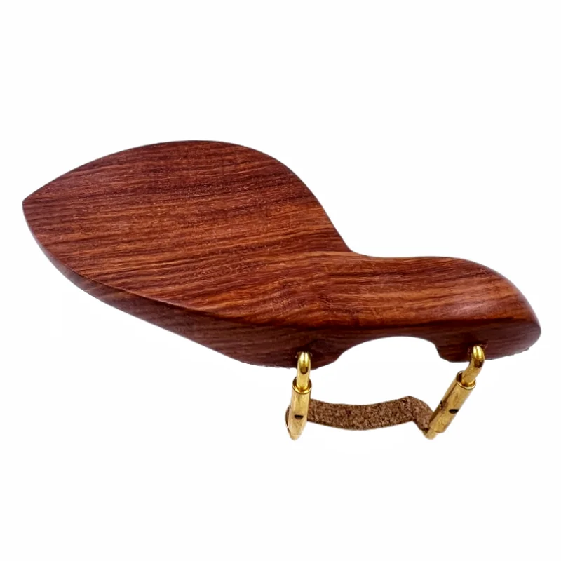 Violin Chinrest installed clamp Fiddle Chin Rest with Silver/gold bracket screw Rosewood/Ebony wood parts 4/4 3/4 1/2 1/4