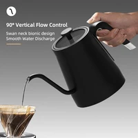 110V/220V Electric Kettle Gooseneck Jug Hand Brew Coffee Pot Thermo Pot Temperature-Control Heating Water Bottle Smart Teapot 2