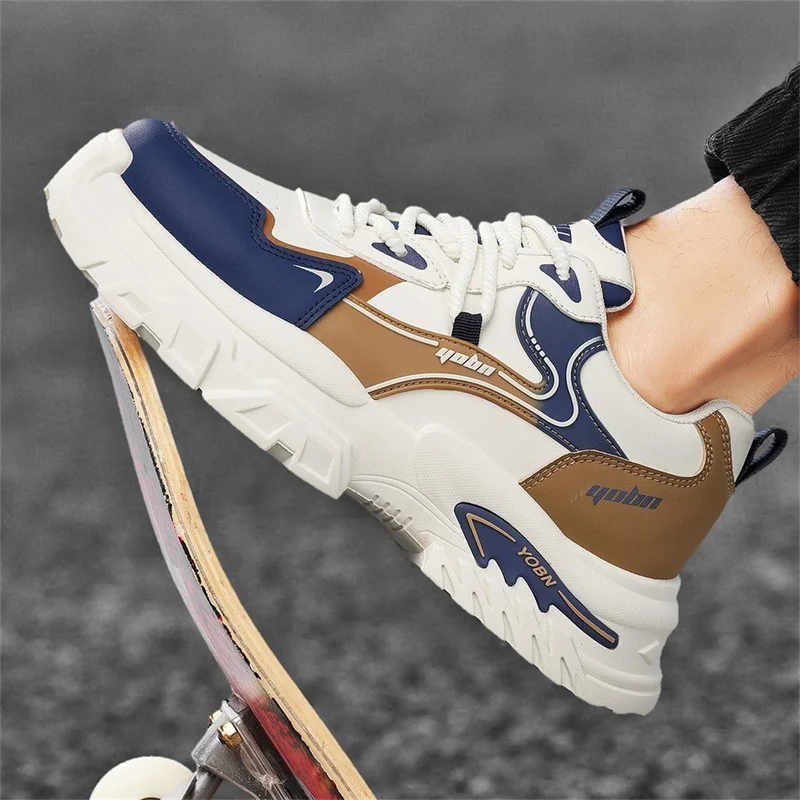 2026 Spring New Men's Sports Shoes with Height-Increasing Thick Soles, Breathable and Versatile, Korean-Style Trendy Running Shoes Suitable for Outdoor Activities 5