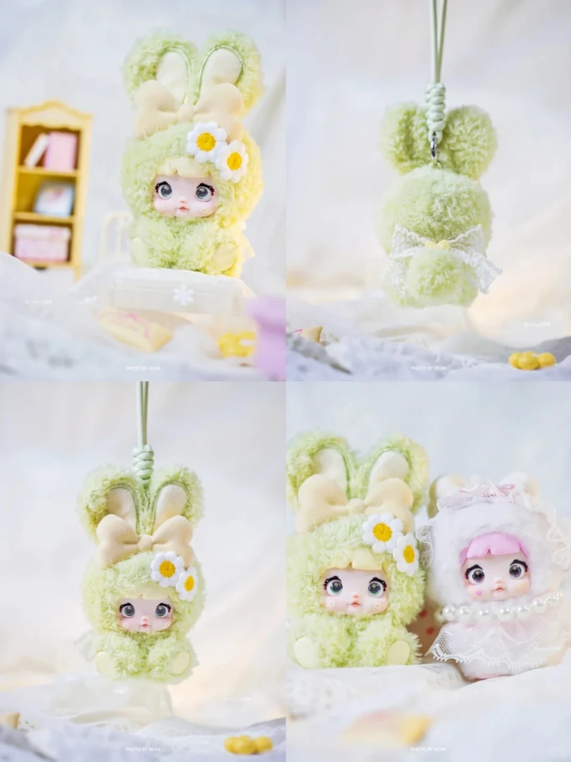 New Hitoy Sure Fun Nommi Baby Sweetheart Bunny Trendy Blind Box Toys Ornament Decoration Bag Pendant Trend Surprise Girl Gift