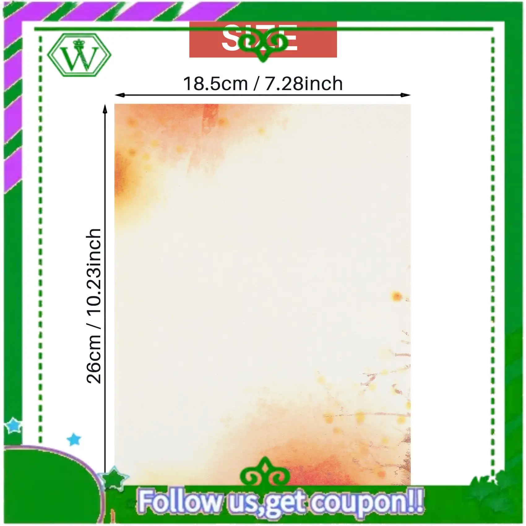 신뢰할 수 있는 48PCS 쓰기 문구 용지, 편지 쓰기 용지 편지 세트