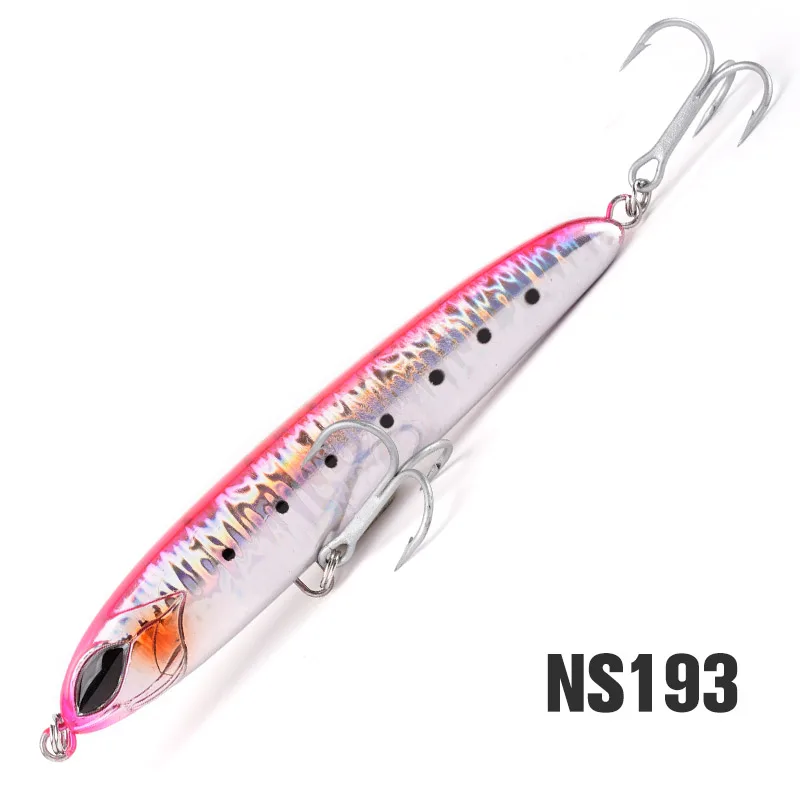 Noeby crayon coulant gabarit leurre de pêche 130mm 38g longue Distance de coulée Wobblers Stickbait appât dur artificiel leurres de pêche en mer  18