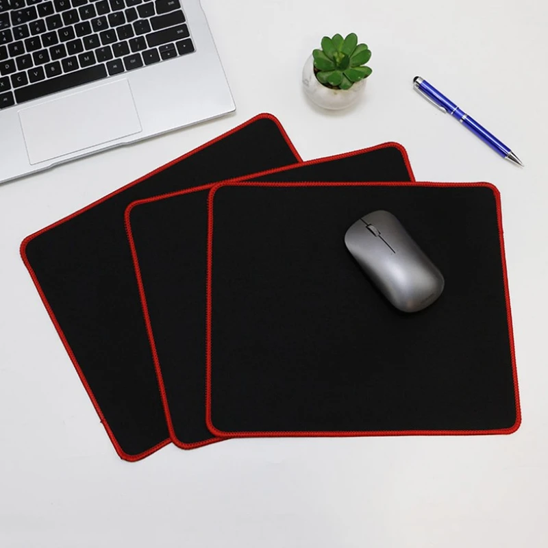 Tapete de Mesa de Borracha Natural à Prova Impermeável Água do Anti-deslizamento do Computador Mousepad do Rato do Jogo com a Borda de Bloqueio - Imagem 4