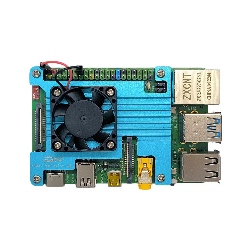 Cool Pi Rockchip RK3588S Single Board Computer with 8 cores 64 bits,6.0 TOPs AI NPU,8K video codec,Run Android,Ubuntu,Debian OS