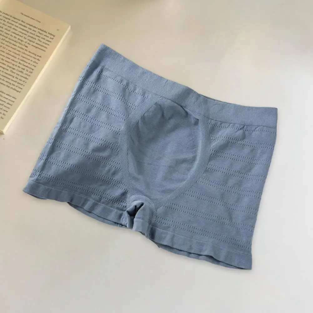 

Men Boxers Chic Intimacy Solid Color Anti-shrink Men Underpants Men Garment Men Panties Men Boxers