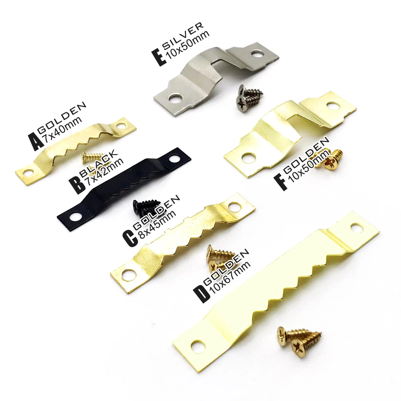 Picture Frame Hangers 25pcs Sawtooth Hooks with Screws
