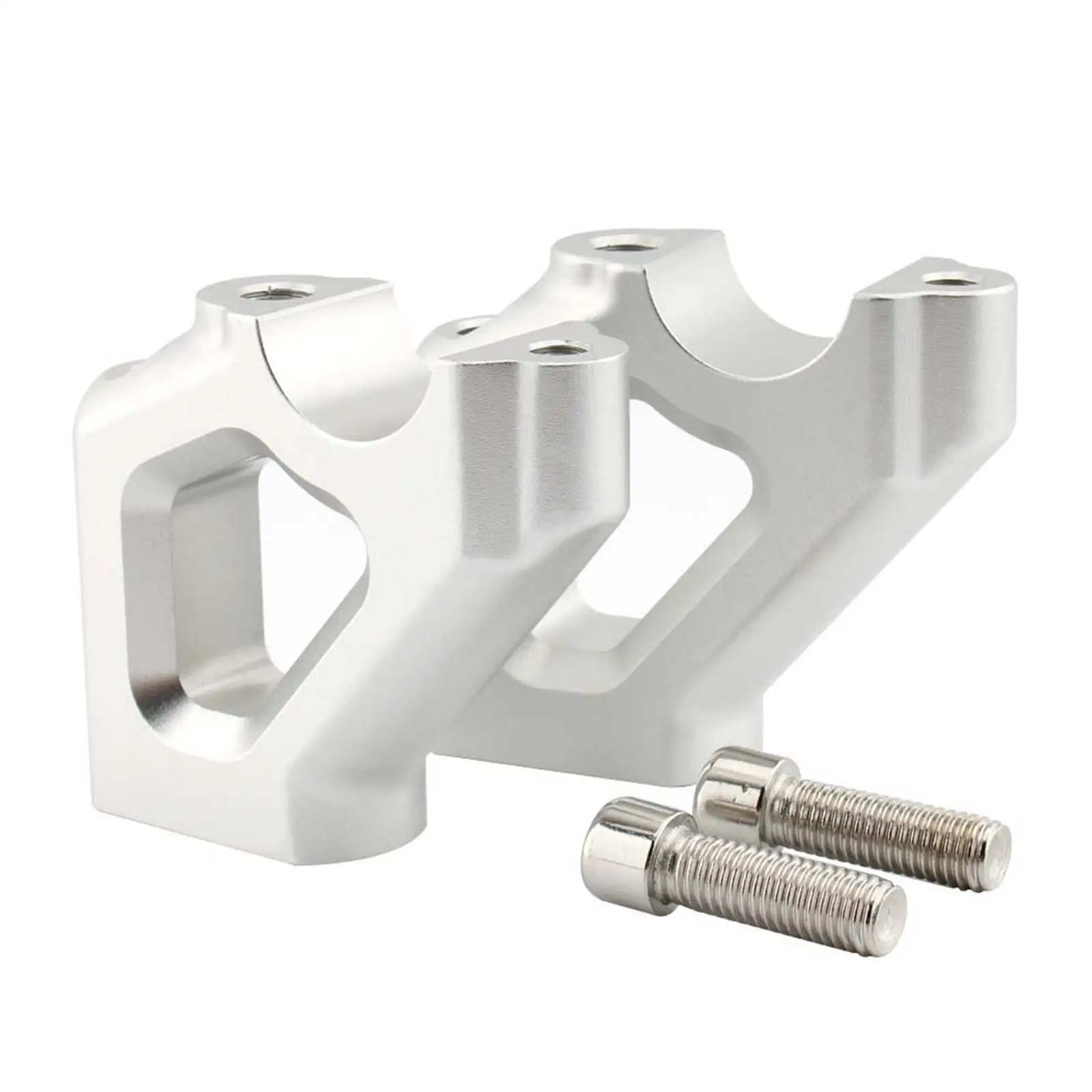 2 Pieces Motorcycle Handlebar Riser Clamps Mount Bracket Handlebar