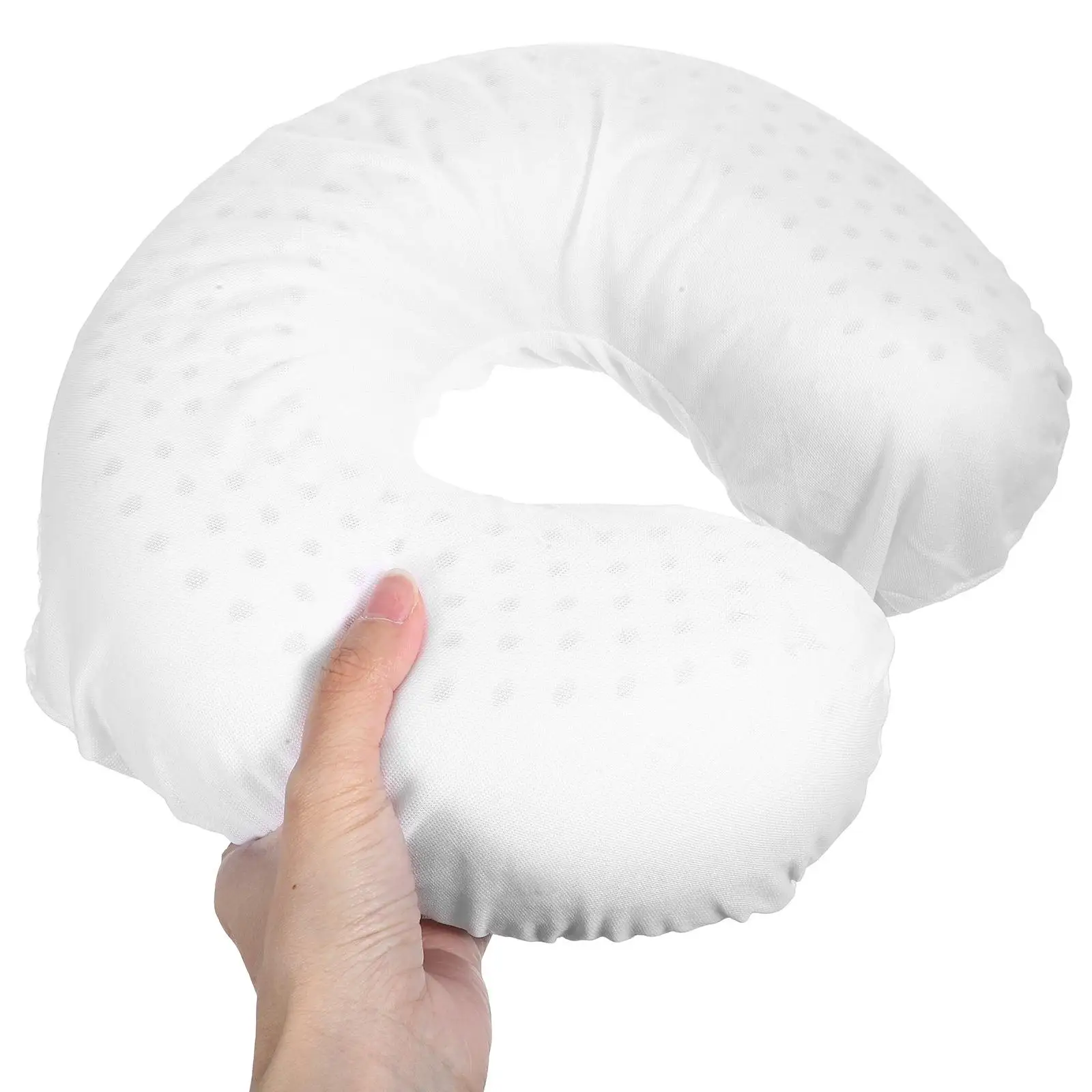 Neck Pillow U Shaped Pillows Cervical Travel Bolster Pillowcase Covers Latex Cushion Spine 5