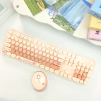 Colorful Sweet Wireless Keyboard And Mouse Set - Combo Pack for Sweet Home Decor And Personal Use - Image 5