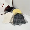 Hat Veil Women Winter Acrylic Knit Beanie Warm Accessory For Cold Weather Autumn Sports Skiing Outdoor Holiday 5