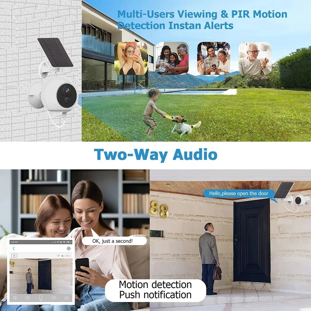 Roku Smart Home Solar Panel For Outdoor Camera For, 44 OFF