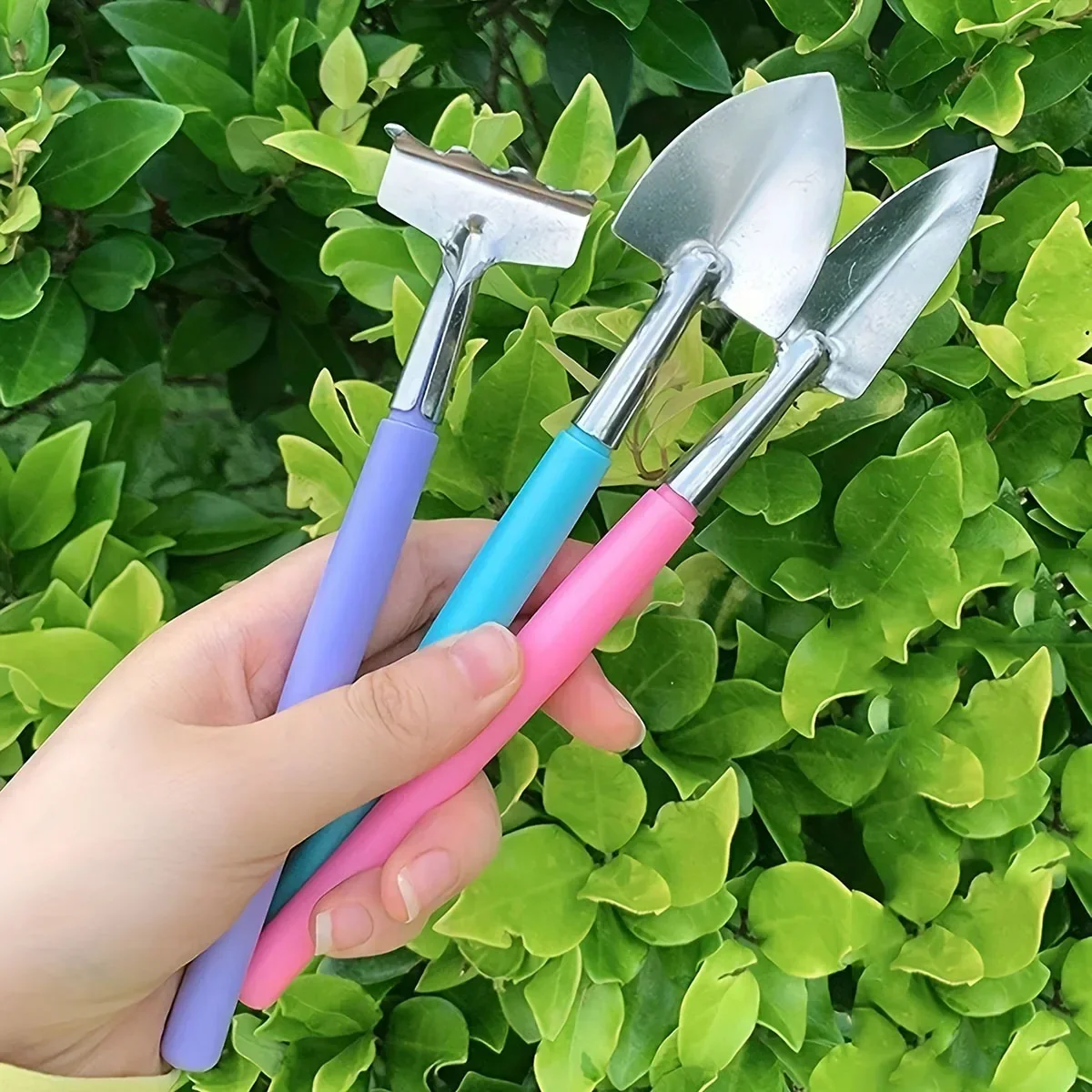 Gardening Tool Flower Rake Wooden Grasp Gardening Scoop Hardwood