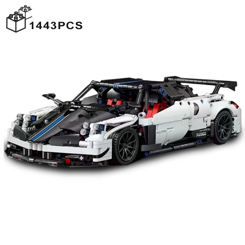 

1443 шт. 1:14 технический Pagani Zonda спортивный автомобиль, строительные блоки, модель скоростного автомобиля, строительные блоки, игрушки, подарки для детей, мальчиков