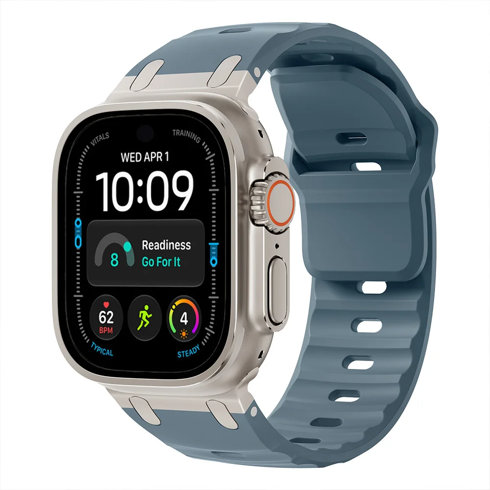 Sport Silicone Strap with Stainless Steel Clasp