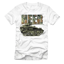 

Wiesel Heer Panzer MK 20mm Fallschirmjäger Jäger Tarn Bundeswehr T-Shirt. Summer Cotton Short Sleeve O-Neck Mens T Shirt New